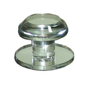 RP3: Mirrored Acrylic Round Knob Self Stick